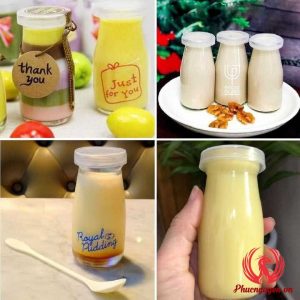 hũ thủy tinh nắp bằng nhựa