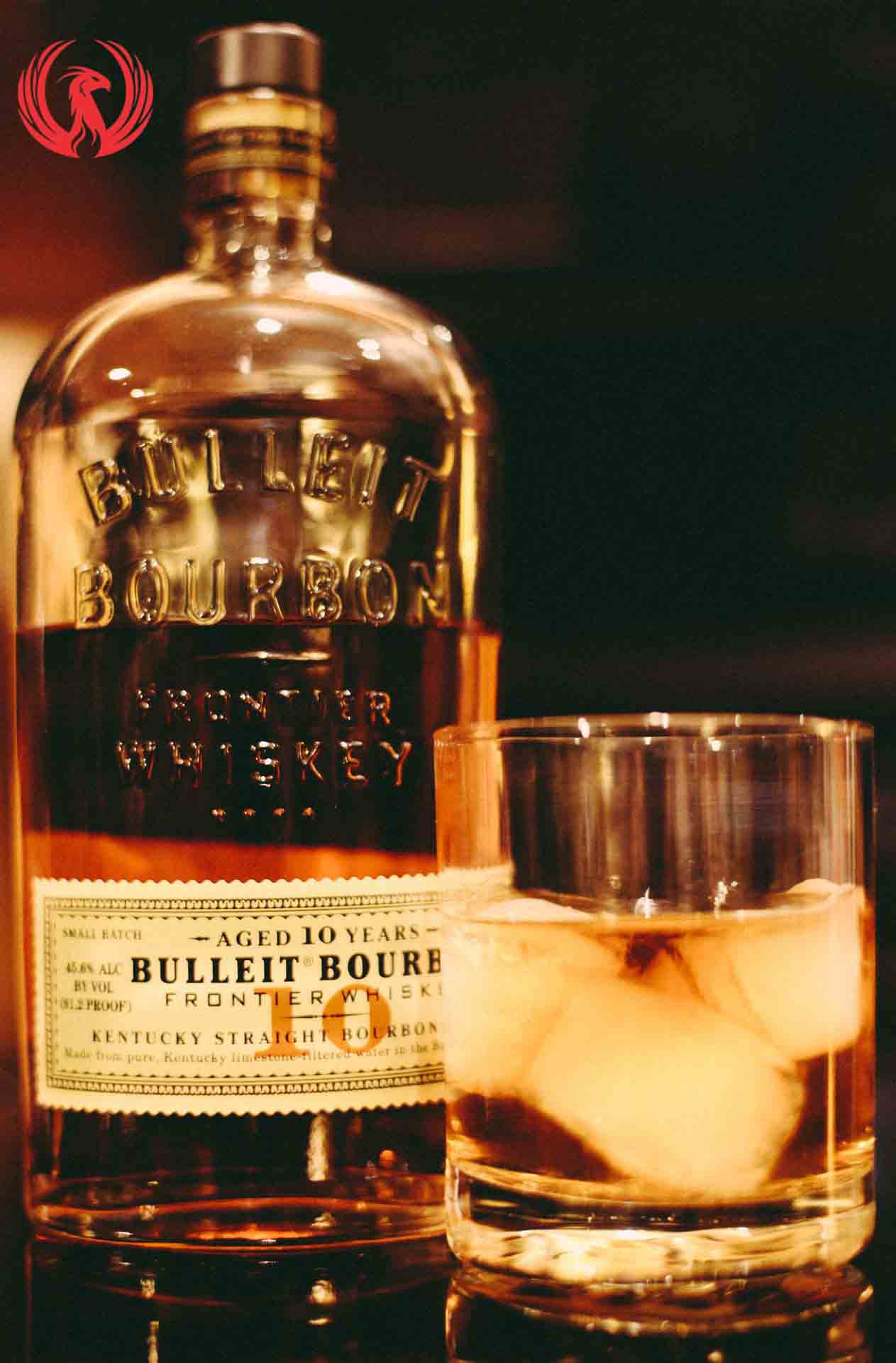 Bulleit Bourbon - một chai rượu đắt tiền
