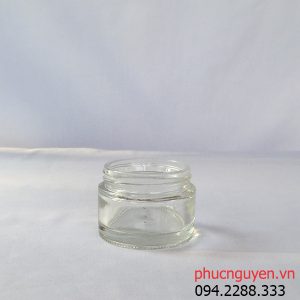 Hũ thủy tinh 50g trong