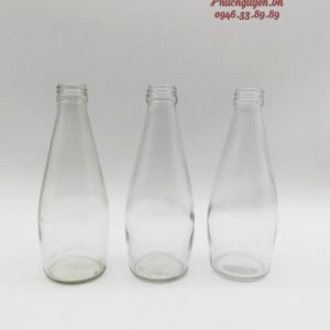 Chai thủy tinh bụng bầu 300ml