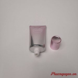 Tuýp nhôm nhựa dẹt 50ml nắp vặn mạ hồng (1)