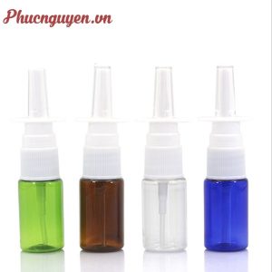 Chai 15ml nhựa nắp xịt mũi