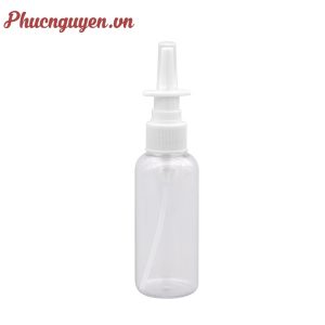 chai nhựa 25ml nắp xịt mũi