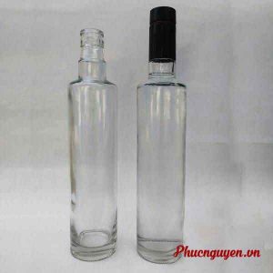 chai thủy tinh đựng rượu 500ml