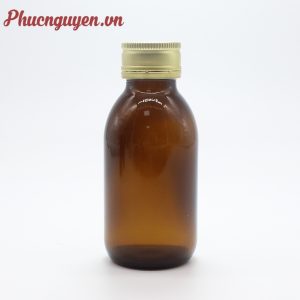 Chai thủy tinh nâu đựng thuốc siro 100ml