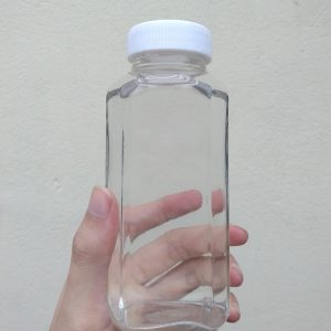 chai thuỷ tinh 350ml nắp trắng