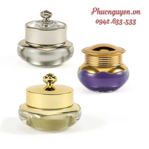 hũ thủy tinh đựng mỹ phẩm