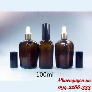 serum 100ml vuông nâu