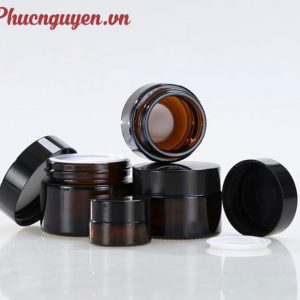 Hũ thuỷ tinh nâu 5g-10g-20g-30g
