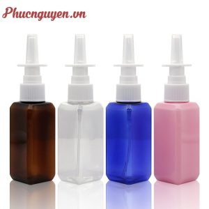 chai nhựa 50ml nắp xịt