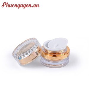 Hũ kem nắp mạ