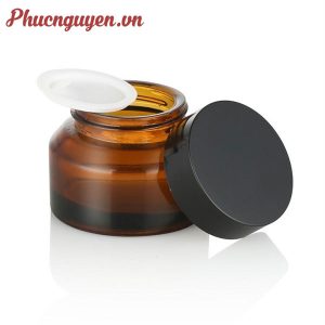 Hũ thuỷ tinh nâu thon 50g