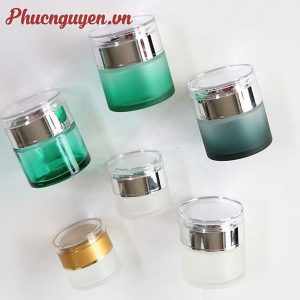Hũ thuỷ tinh cao cấp phun màu