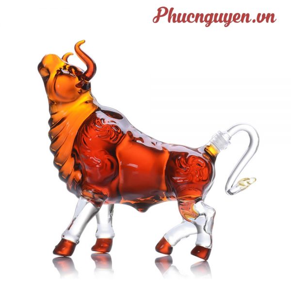 Vỏ chai hình con trâu