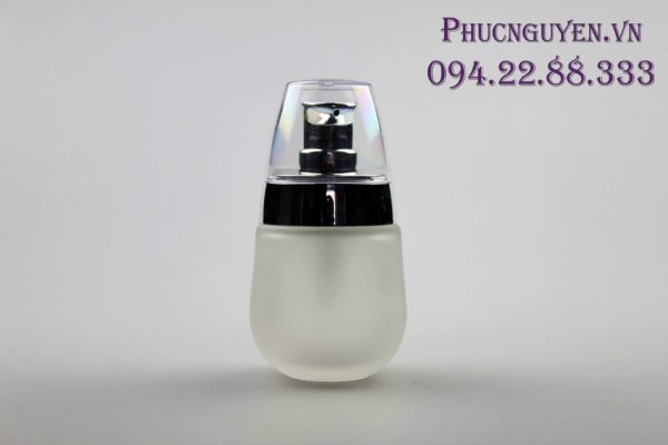 Chai serum độc đáo hình trứng mờ