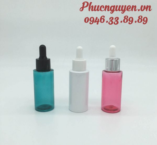 Cấu tạo chai nhựa serum nhiều màu