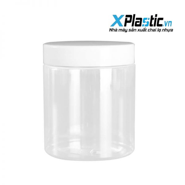 Hũ nhựa đựng thực phẩm tròn dài