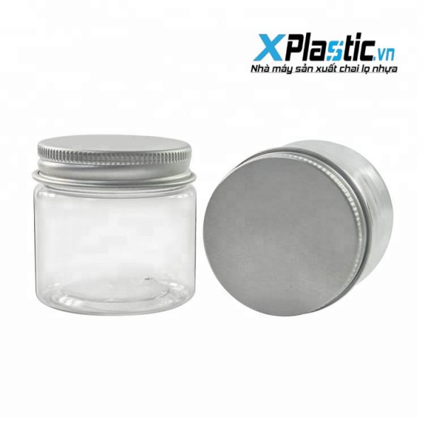 Hũ nhựa đựng thực phẩm nắp nhôm