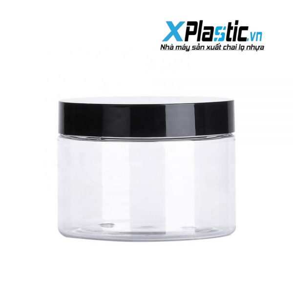 Hũ nhựa đựng thực phẩm nắp đen