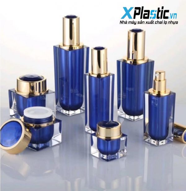 Set mỹ phẩm cao cấp làm từ chất liệu nhưa acrylic