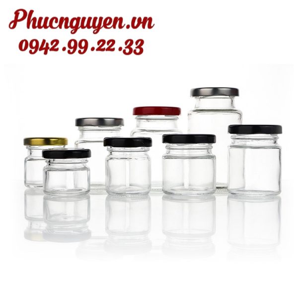 Hũ thủy tinh đựng yến