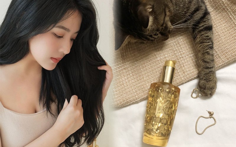 Suối tóc bồng bềnh nhờ dầu dưỡng tóc