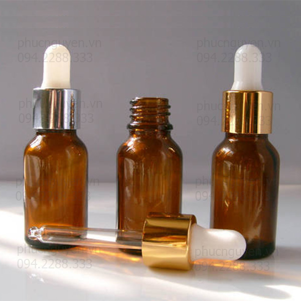 Chai thủy tinh nắp bóp nhỏ giọt